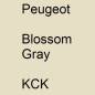 Preview: Peugeot, Blossom Gray, KCK.